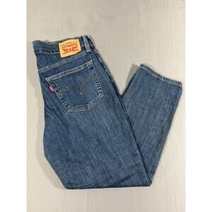 Levi’s Boyfriend Jeans Womens 27x27 Medium Wash Blue Denim Stretch Casual